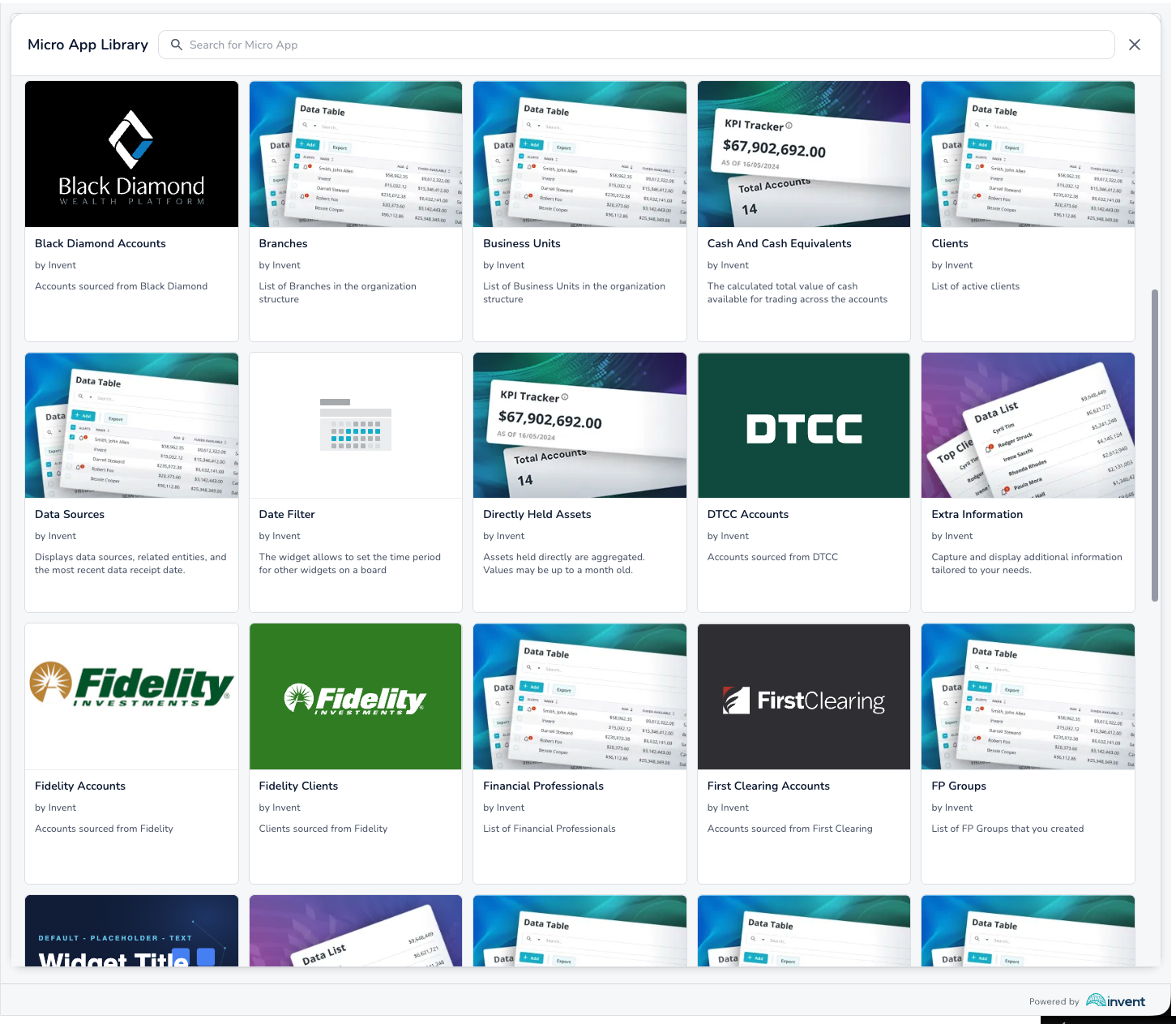 Micro App Library