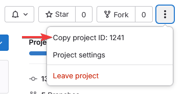 Copy project ID
